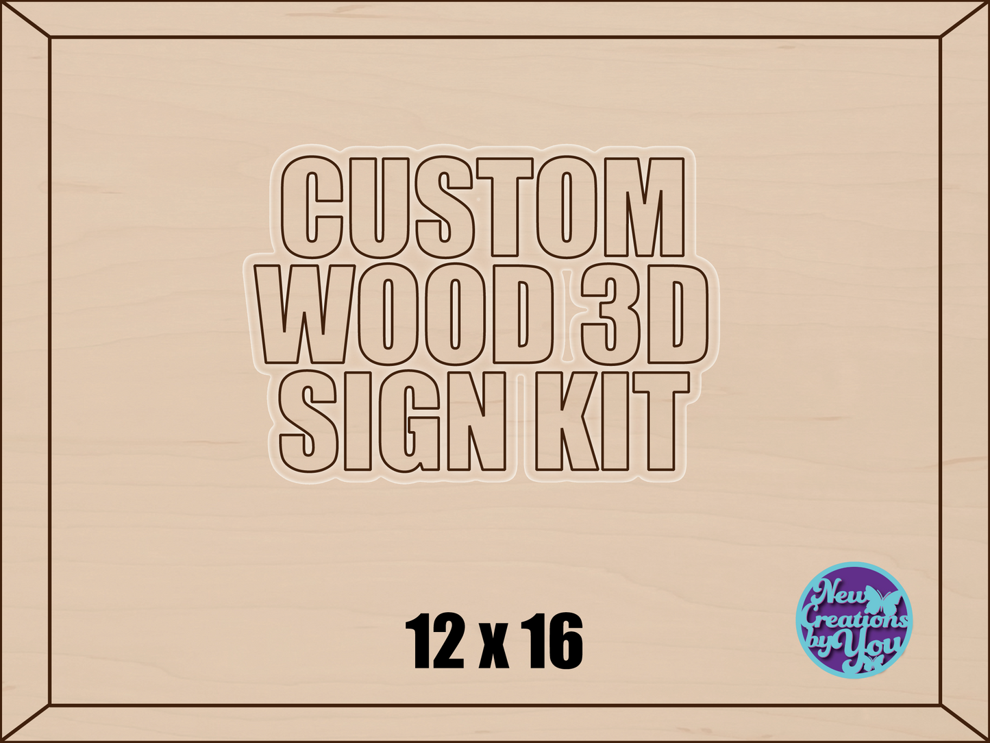 Custom 3D Sign Kit