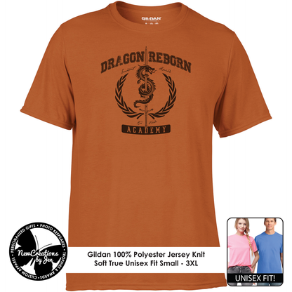 Dragon Reborn Academy - Camisetas ligeras de recuerdo inspiradas en La Rueda del Tiempo