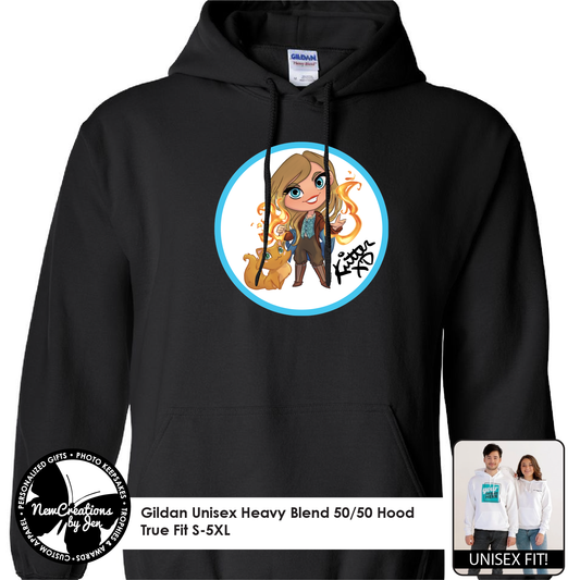 Sudadera básica con capucha Kritter XD G185