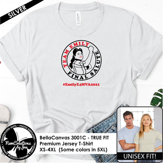 E4MVA2021 Unisex Premium T-Shirt - Silver