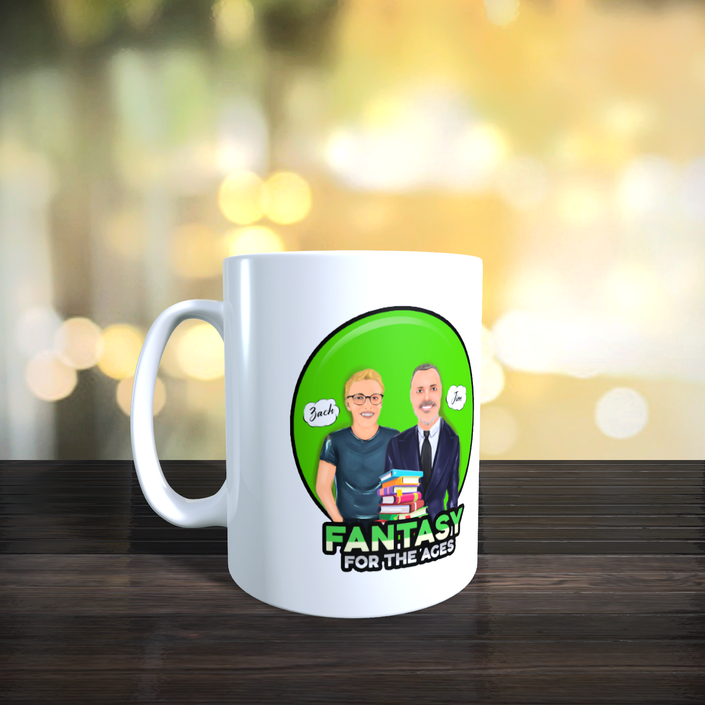 Taza de café "Fantasía para la eternidad" (dos tamaños)