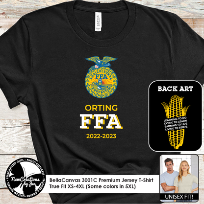 Camiseta unisex premium BellaCanvas de la FFA