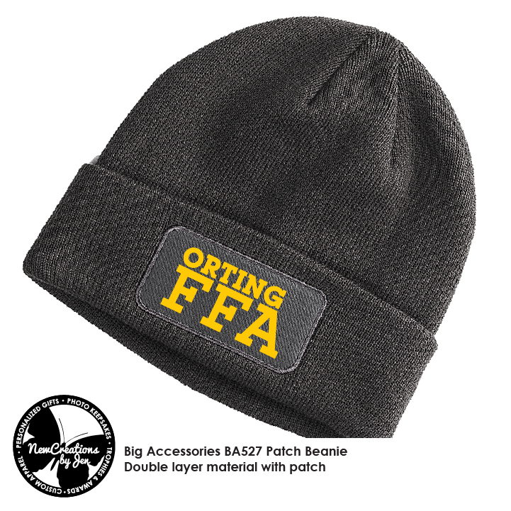 FFA Beanie Cap with art on patch