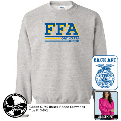 Sudadera unisex de cuello redondo de la FFA