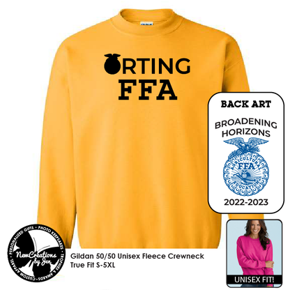Sudadera unisex de cuello redondo de la FFA