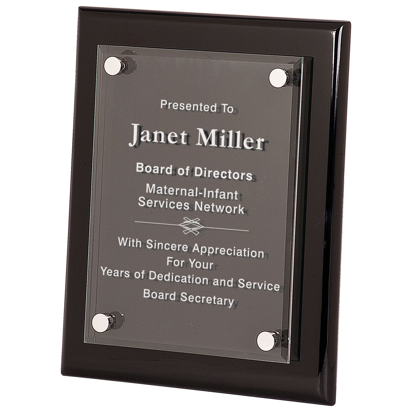 Premium Floating Acrylic Plaque