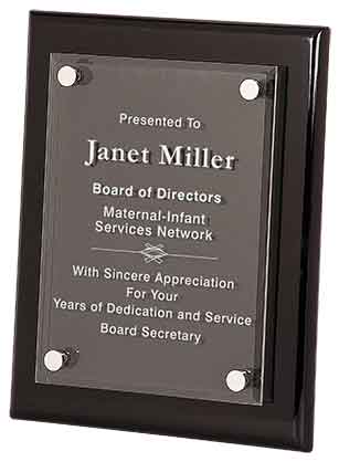 Premium Floating Acrylic Plaque