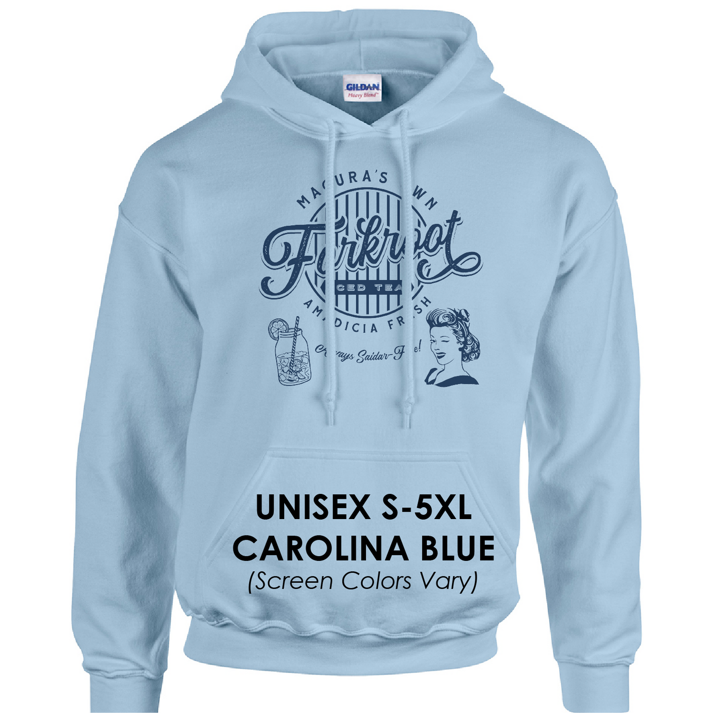 Sudadera básica con capucha de la serie de souvenirs vintage de Randland de La Rueda del Tiempo