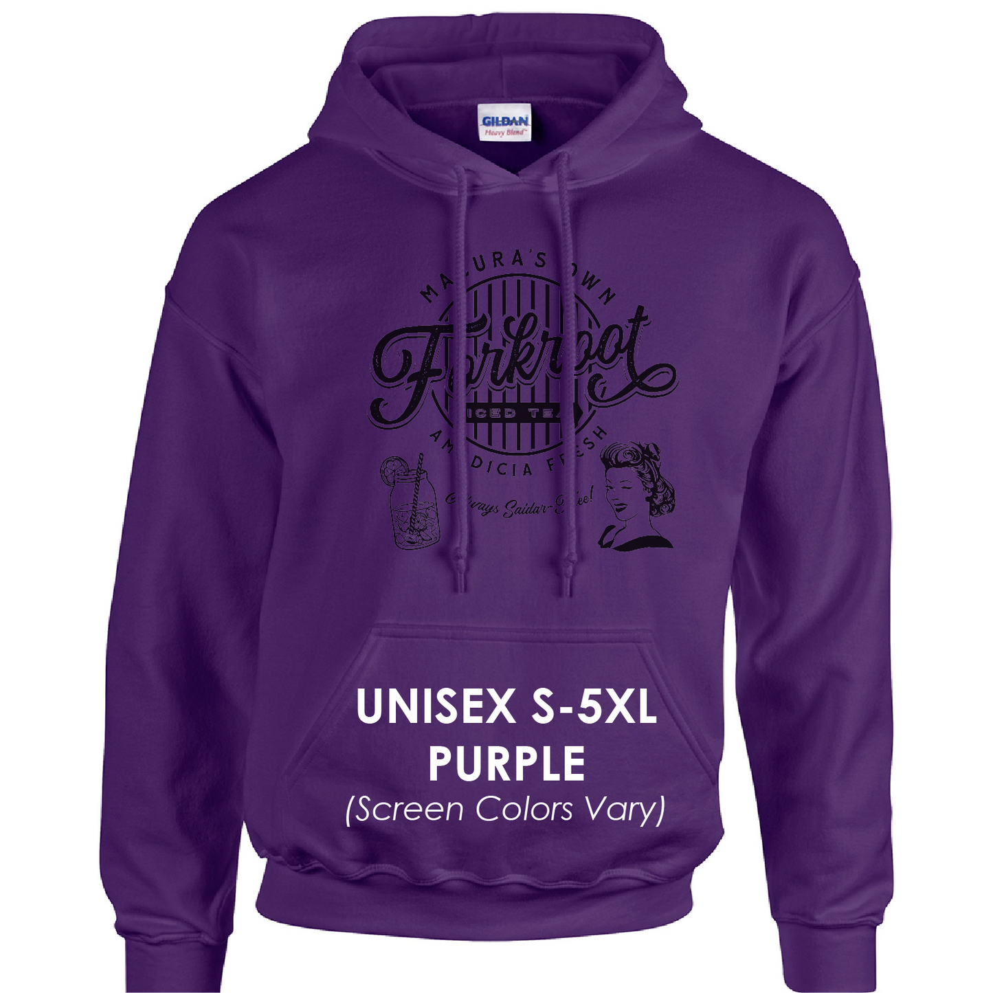 Sudadera básica con capucha de la serie de souvenirs vintage de Randland de La Rueda del Tiempo
