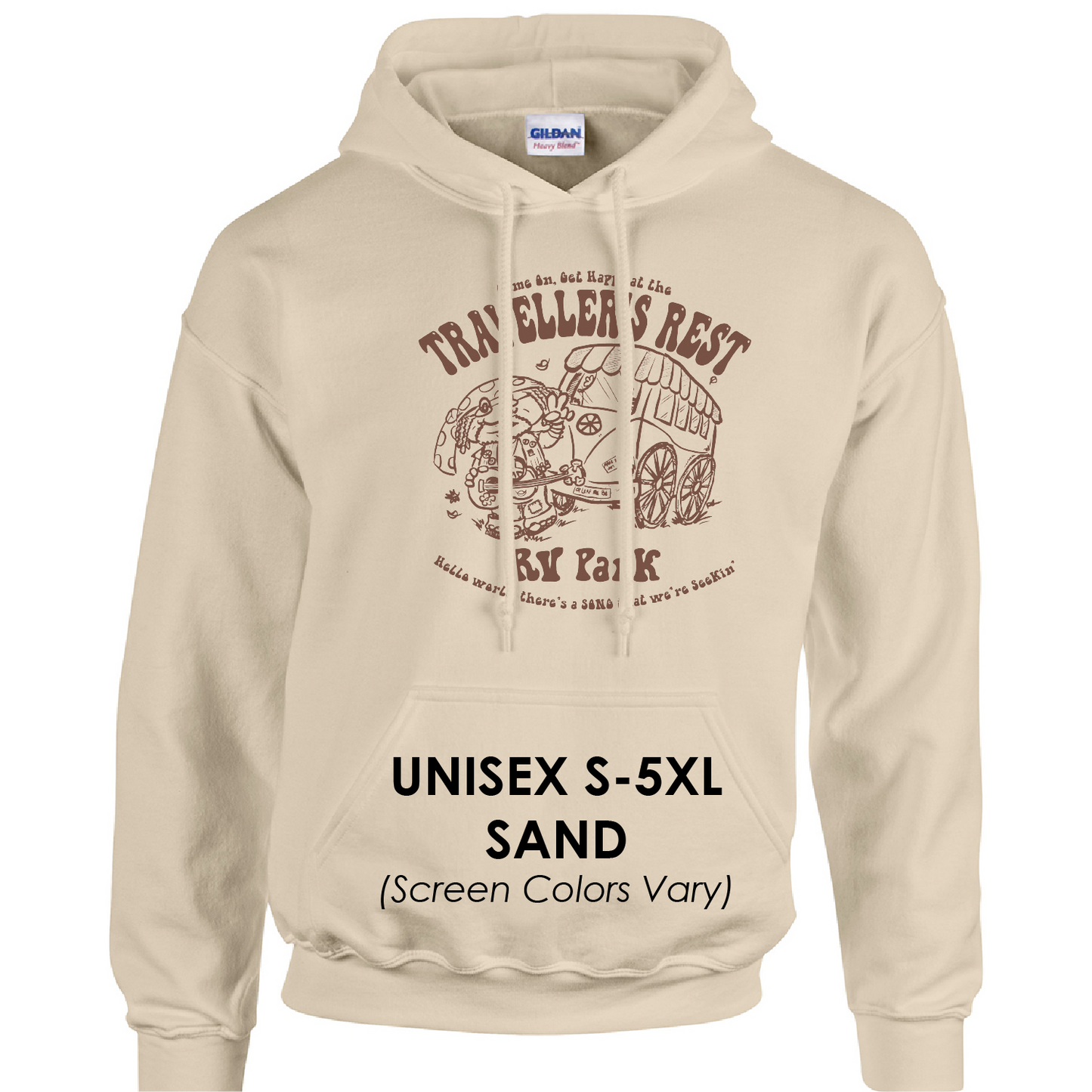 Sudadera básica con capucha de la serie de souvenirs vintage de Randland de La Rueda del Tiempo