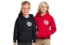 Sudadera básica con capucha para jóvenes