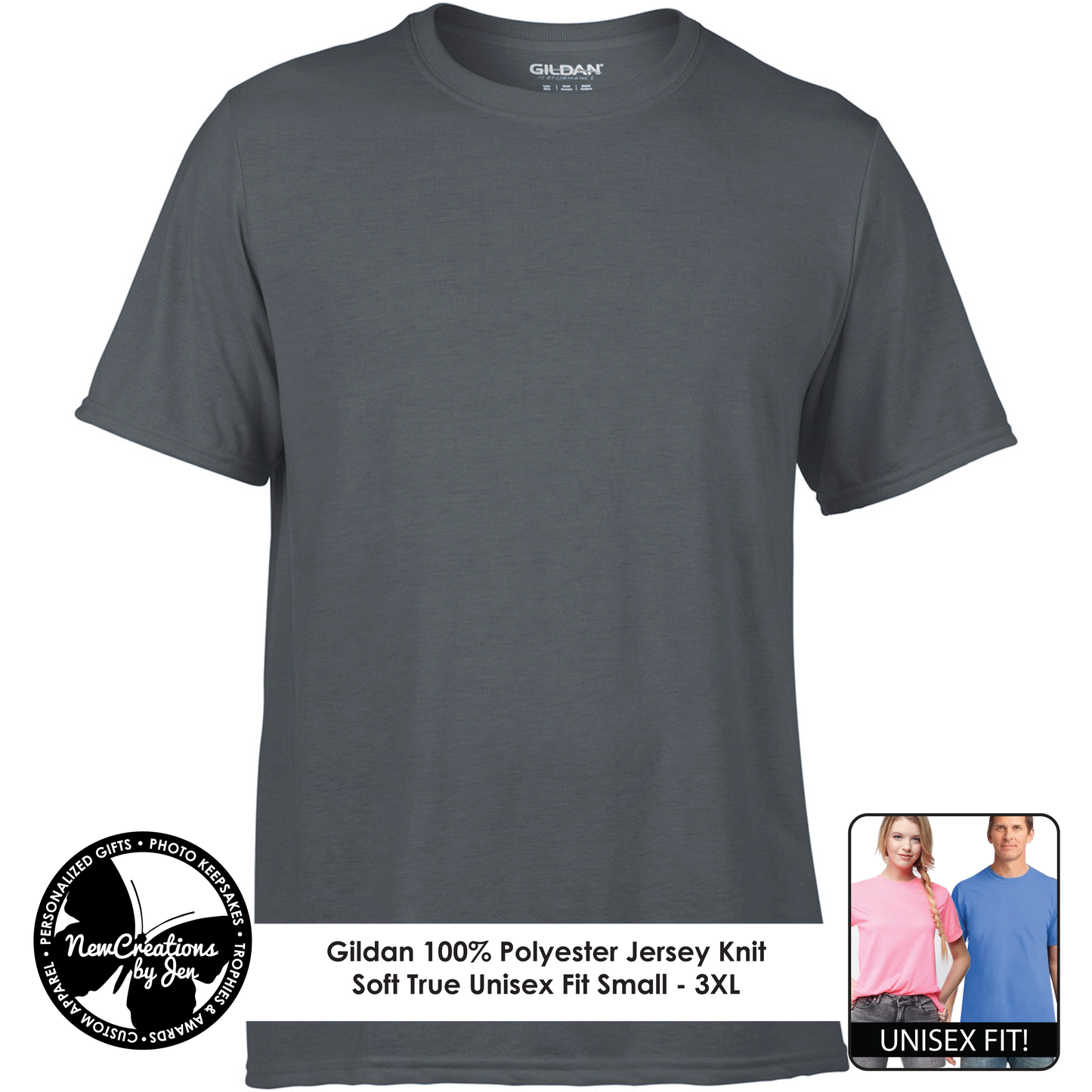 Unisex Soft Poly Lightweight T‑Shirt - Gildan G420 with Sublimation print!
