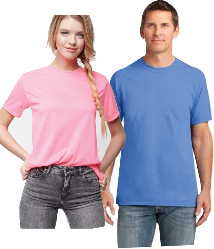 Camiseta unisex ligera de poliéster suave - Gildan G420 ¡con impresión por sublimación!
