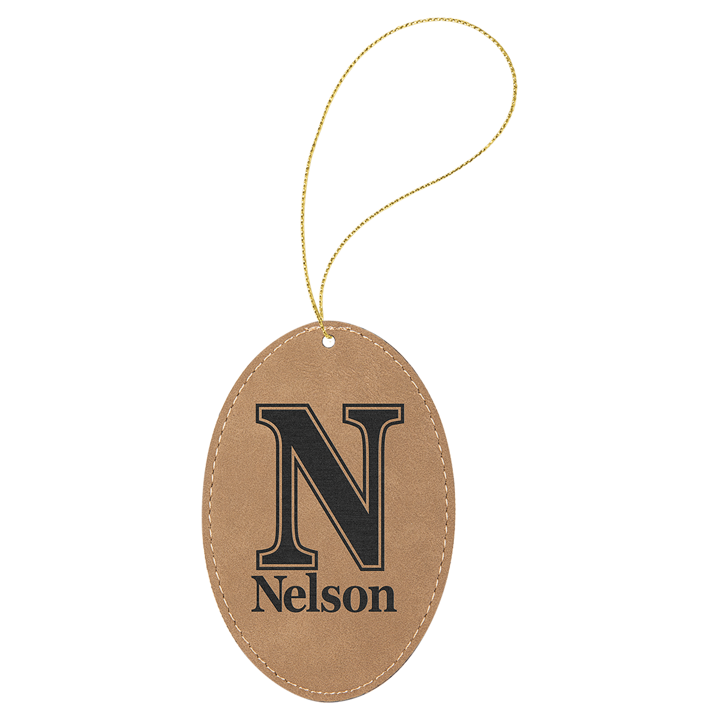 Engraved Leatherette Ornaments