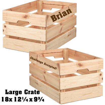 Personalized Gift Crate - Great for Seniors