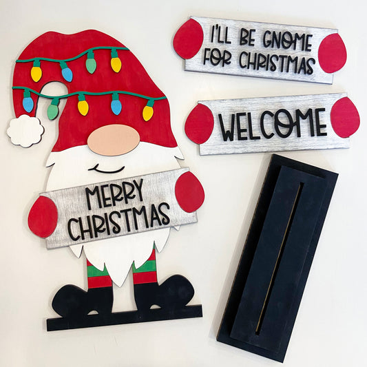 Seré gnomo por Navidad - Estantería lista para pintar