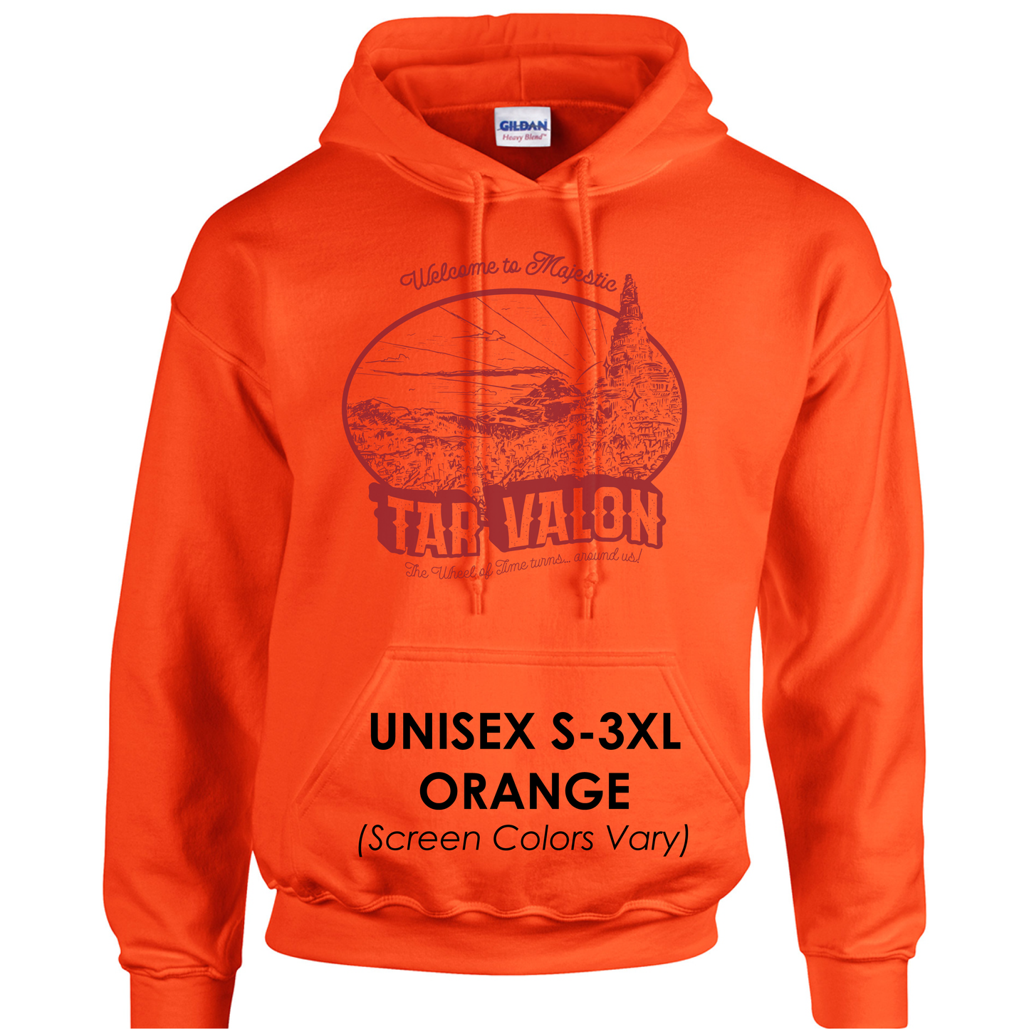 Sudadera básica con capucha de la serie de souvenirs vintage de Randland de La Rueda del Tiempo