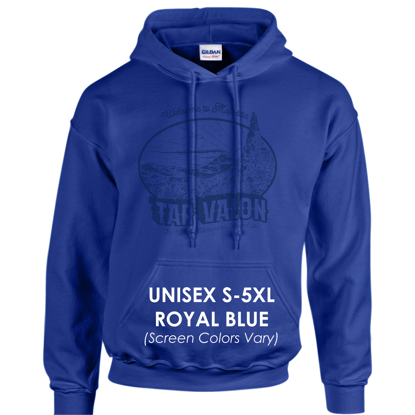 Sudadera básica con capucha de la serie de souvenirs vintage de Randland de La Rueda del Tiempo
