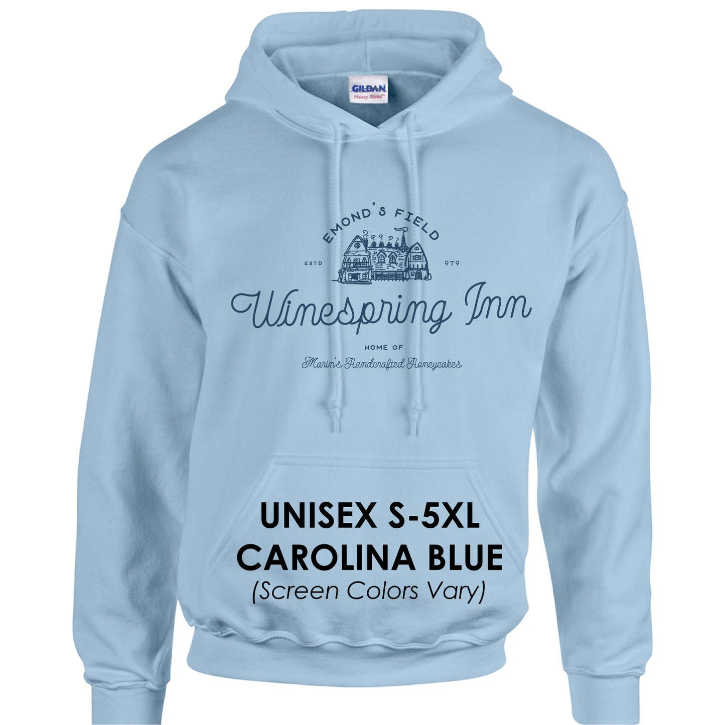 Sudadera básica con capucha de la serie de souvenirs vintage de Randland de La Rueda del Tiempo