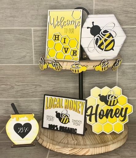 Welcome to our Bee Hive Tiered Tray Kit