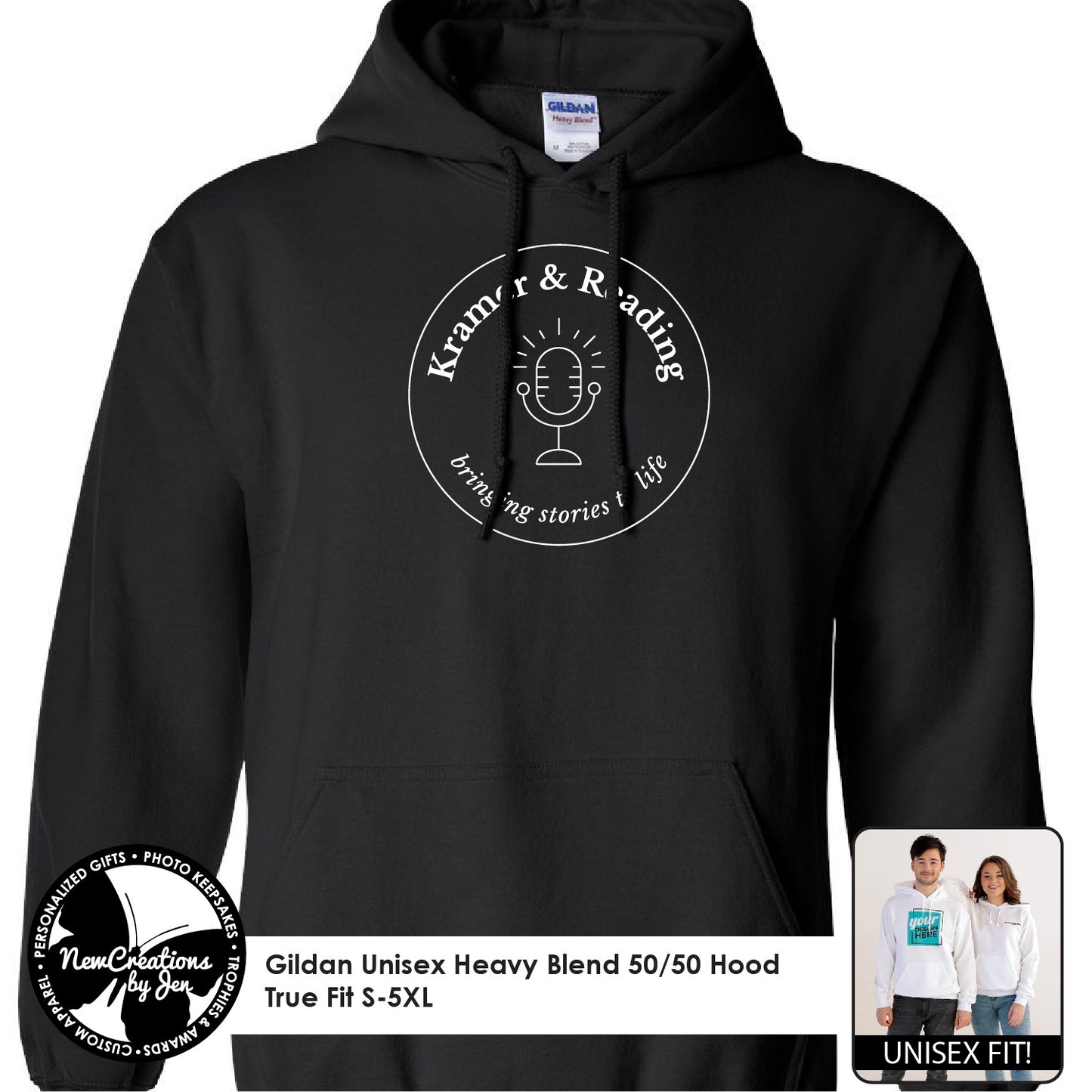 Sudadera básica con capucha K&amp;R G185