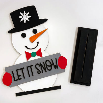 Let it Snow - Ready to Paint Shelf Sitter