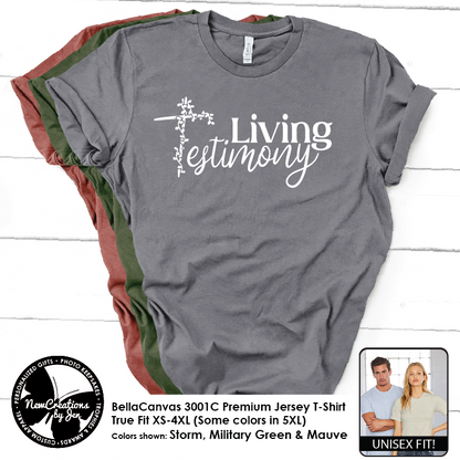 Living Testimony - Unisex Premium T-Shirt
