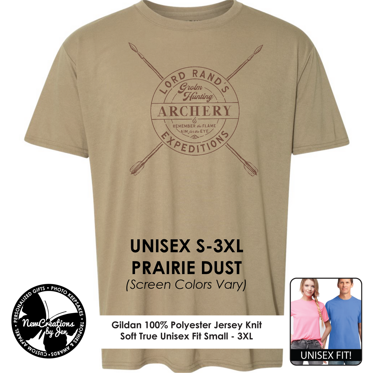 Expediciones de tiro con arco de Lord Rand: camisetas ligeras de recuerdo inspiradas en La Rueda del Tiempo