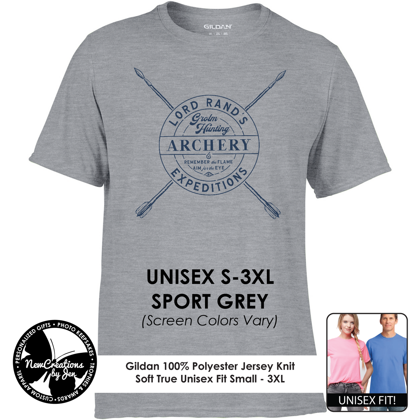 Expediciones de tiro con arco de Lord Rand: camisetas ligeras de recuerdo inspiradas en La Rueda del Tiempo