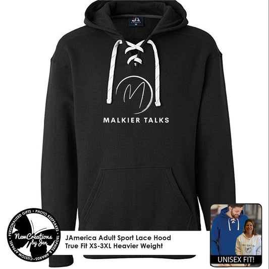 Sudadera con capucha deportiva de encaje premium Malkier