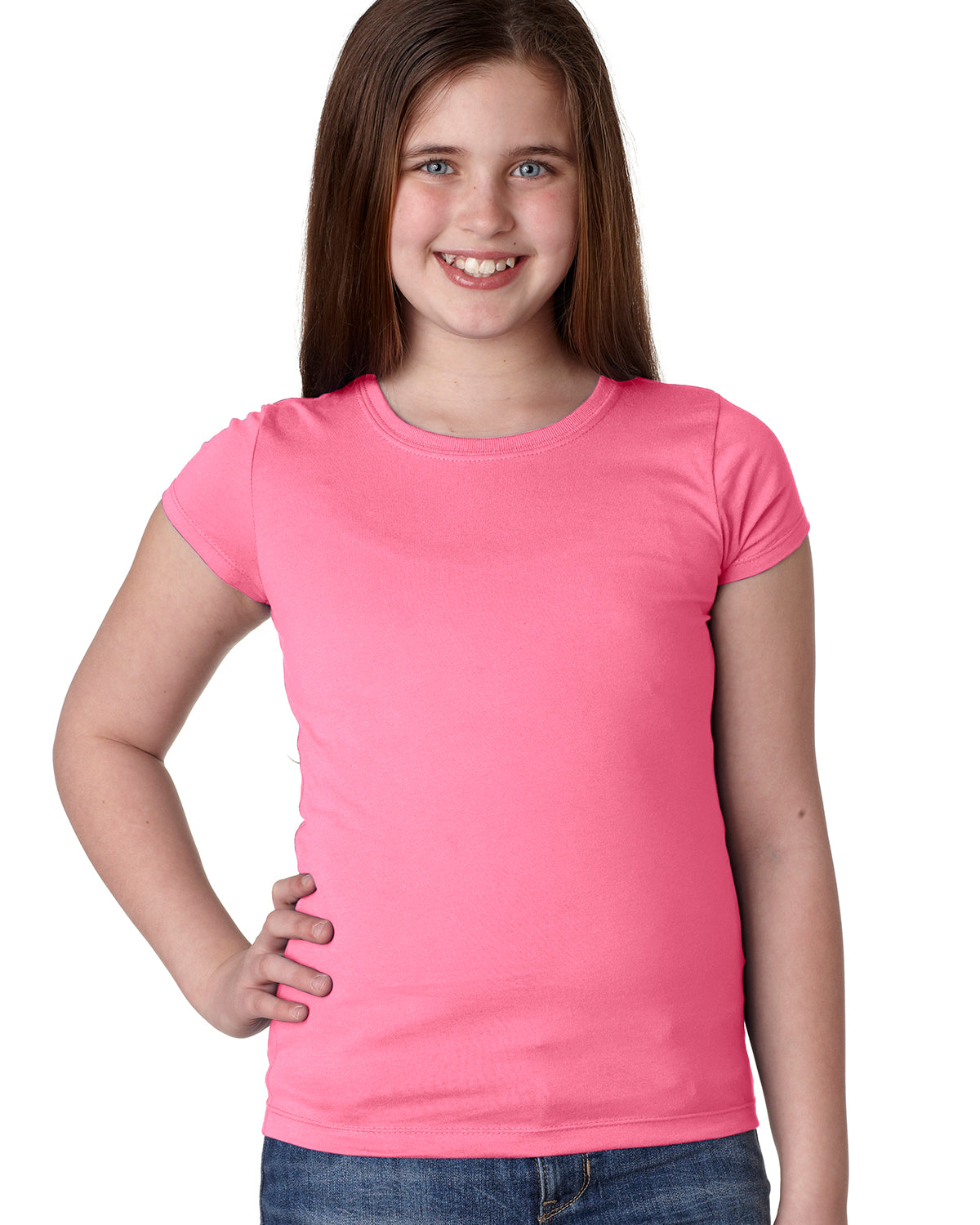 Girls’ Princess T-Shirt Soft Cotton Next Level N3710