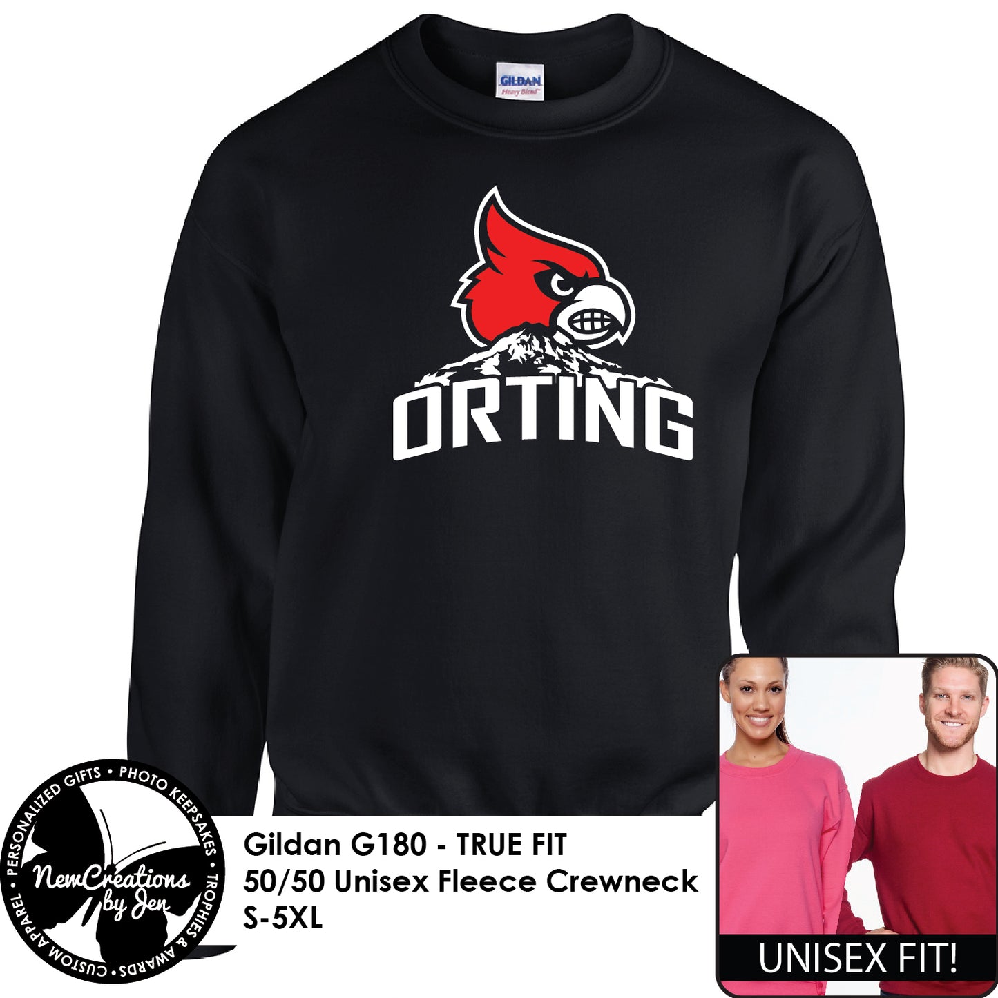Sudadera de cuello redondo Gildan PG2024
