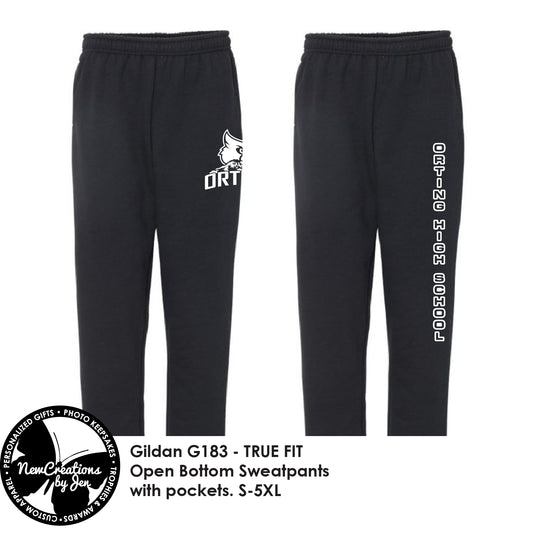 PG2024 JERZEES Pantalón deportivo abierto con bolsillos - 974MPR