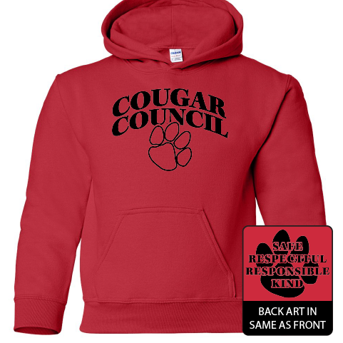 OES Cougar Council Hooded Sweatshirt