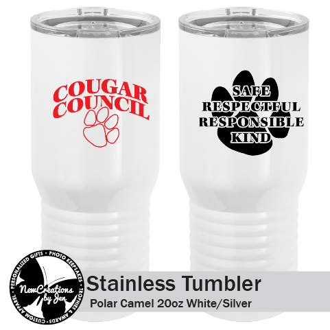 OPS Cougar Council Stainless Steel Tumblers