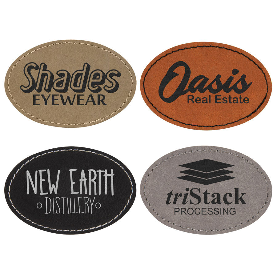 Iron-On Leatherette Patches - Round – New Creations By Jen