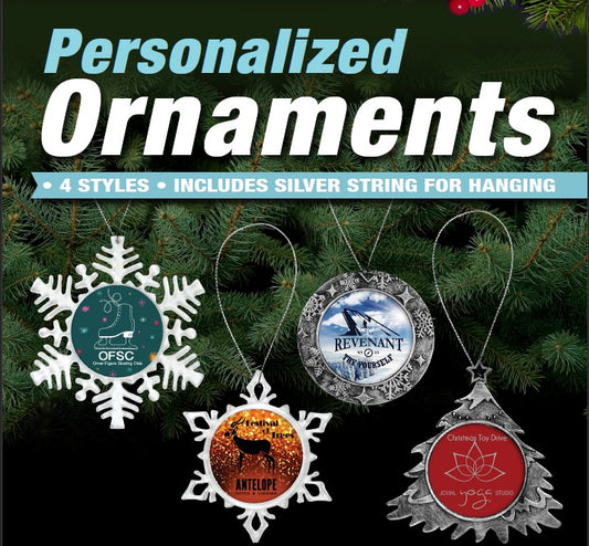 Personalized Photo Insert Ornaments