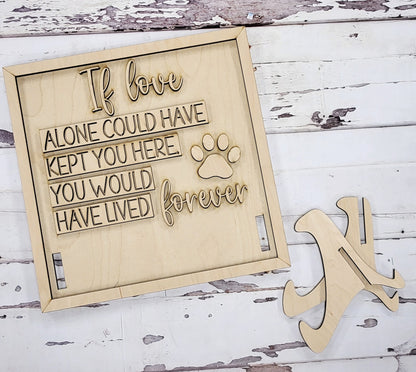 Pet Collar Memorial Sign