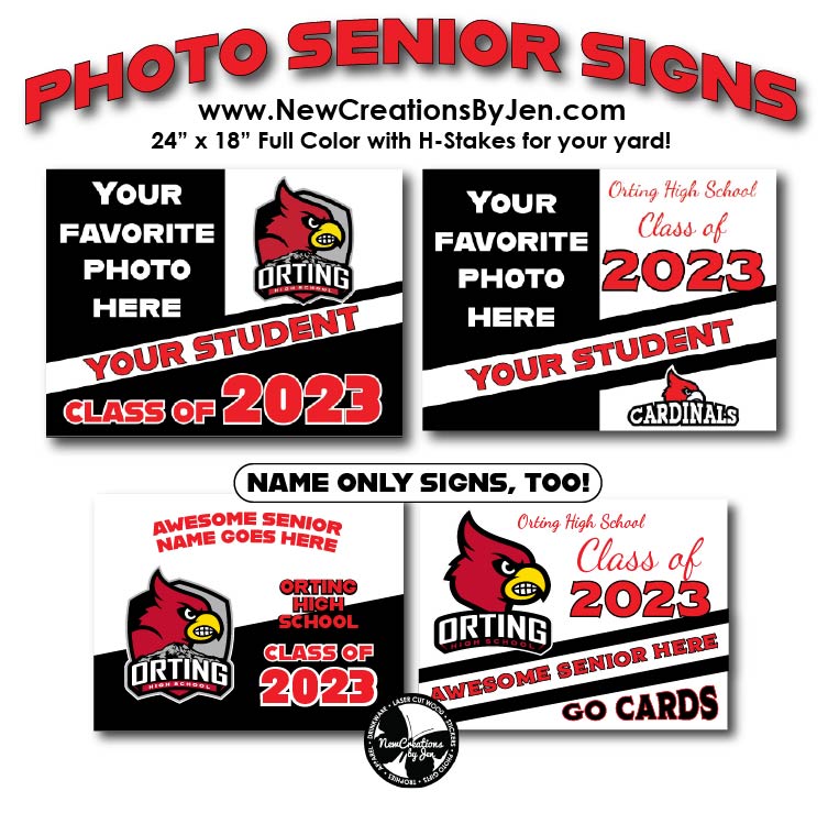 2023 Seniors Photo Sign - 24 x 18 Full Color