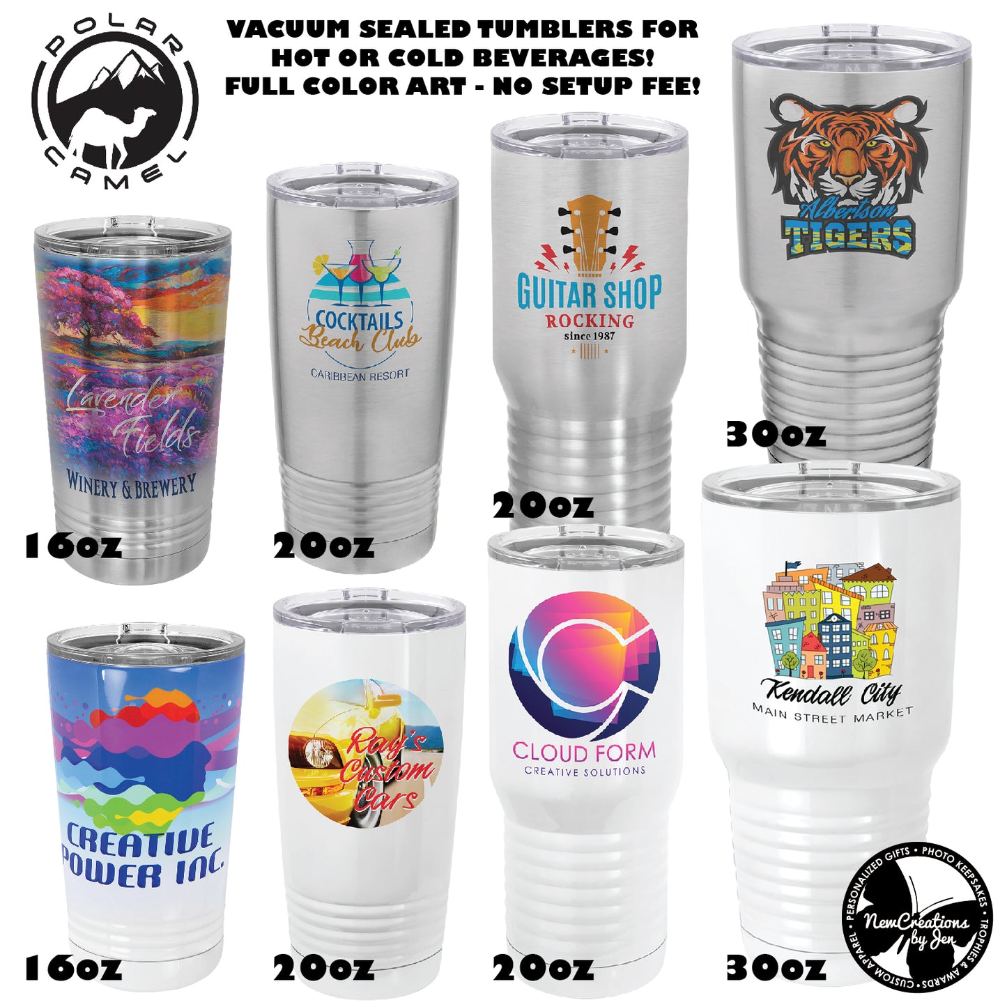 Vasos de acero inoxidable