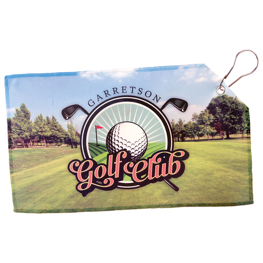 Full Color Golf Towel with hook