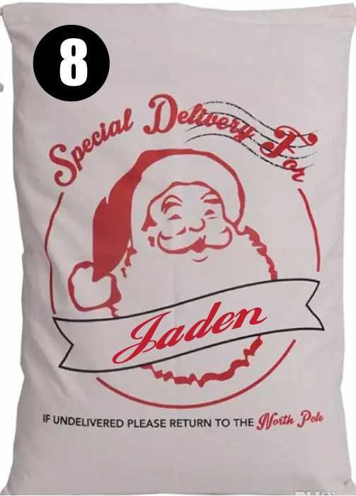 CLEARANCE!! Large Santa Bags 20" x 28" - Personalized!