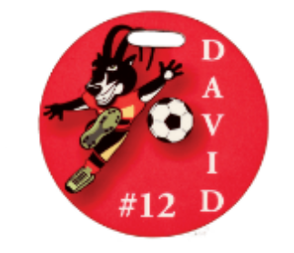 Thick Plastic Bag Tags  Double-Sided Personalized