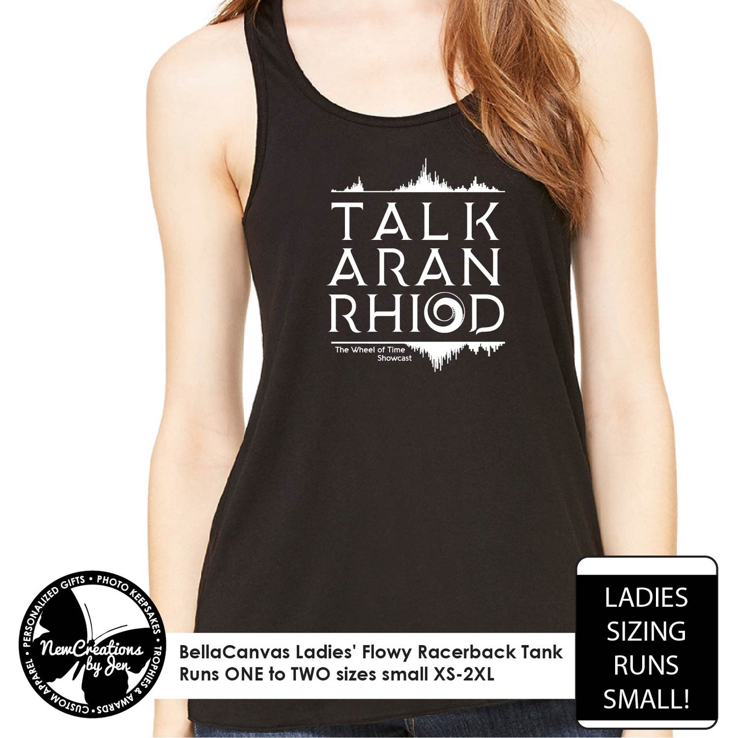 TAR - Camiseta de tirantes holgada con espalda nadadora para mujer