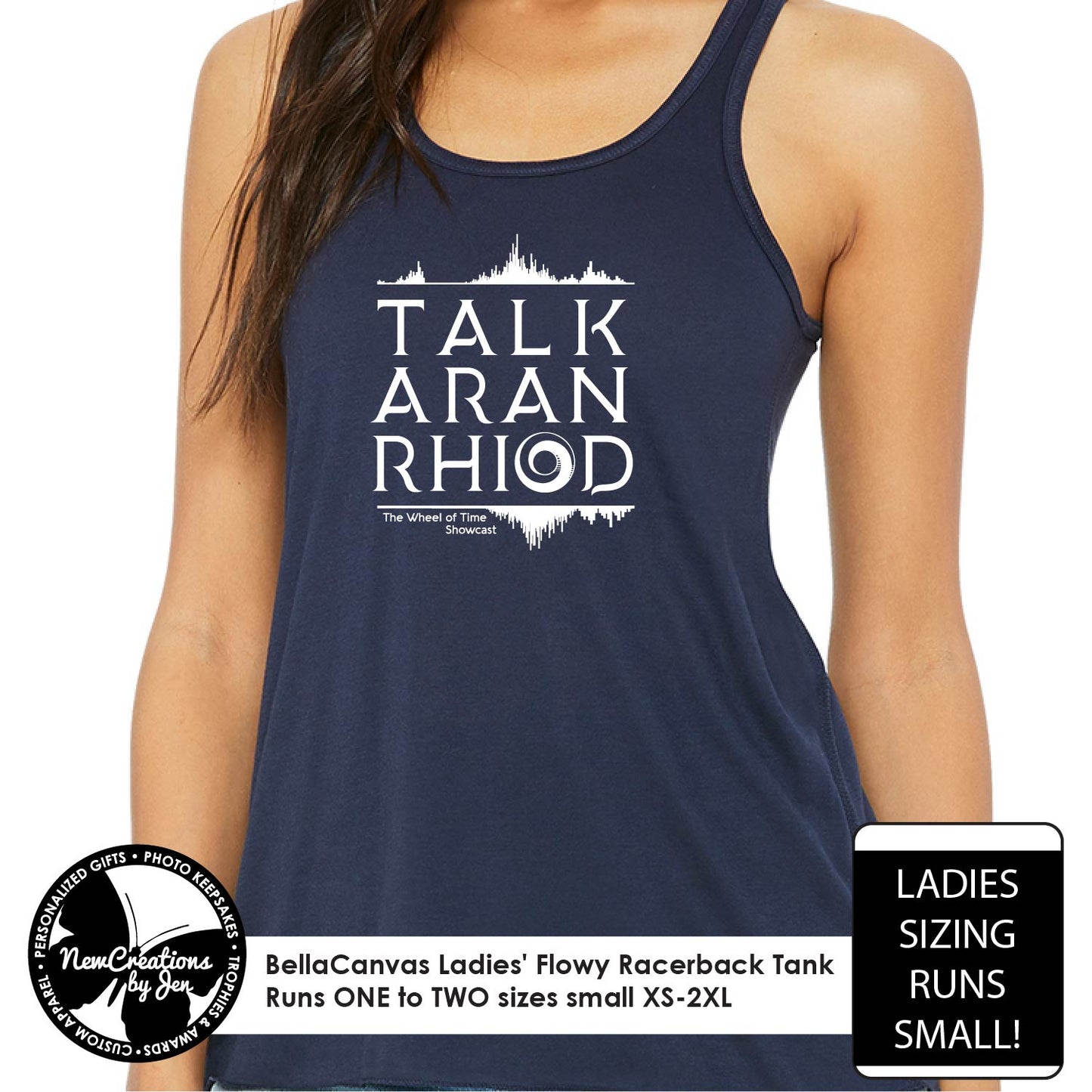 TAR - Camiseta de tirantes holgada con espalda nadadora para mujer