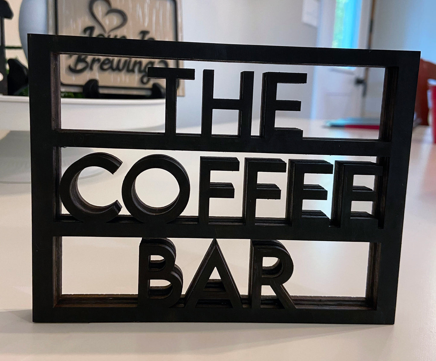Paquete de bandejas escalonadas para barra de café