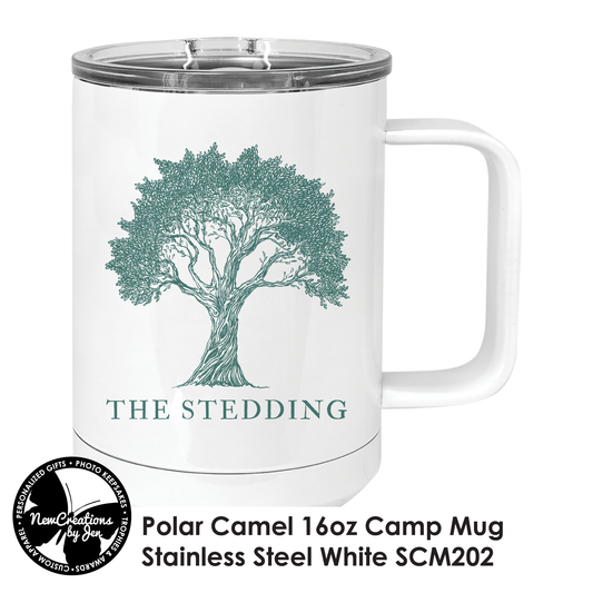 Tazas de Stedding Camp - Acero inoxidable de 15 oz