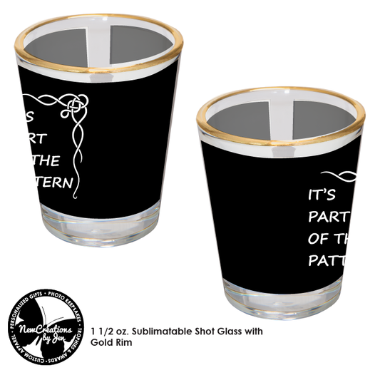 TWW - Vaso de chupito con parte del patrón