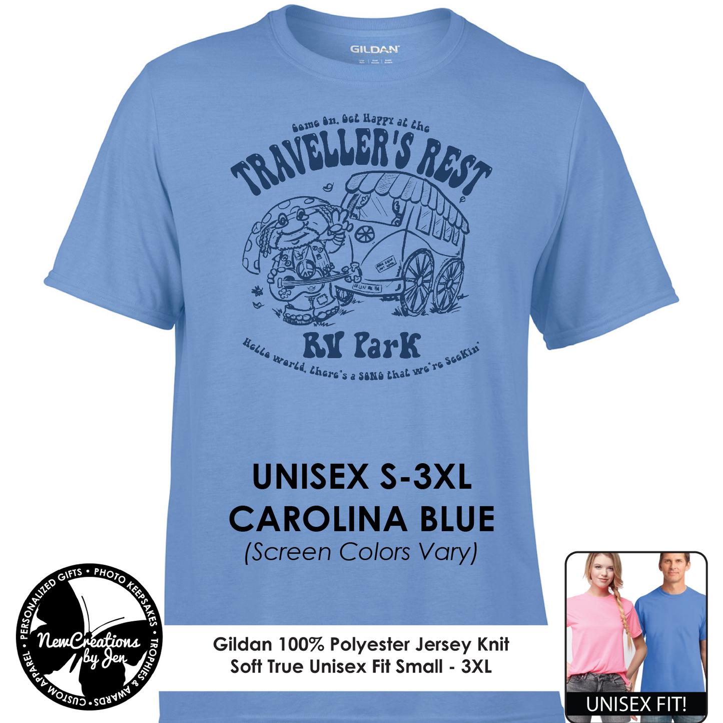 Traveller's Rest RV Park - Wheel of Time Inspired  Souvenir Lightweight  Tees