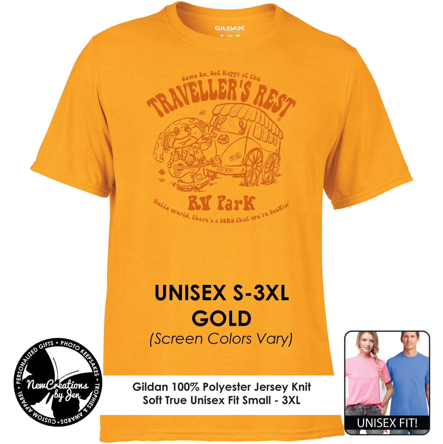 Traveller's Rest RV Park - Wheel of Time Inspired  Souvenir Lightweight  Tees